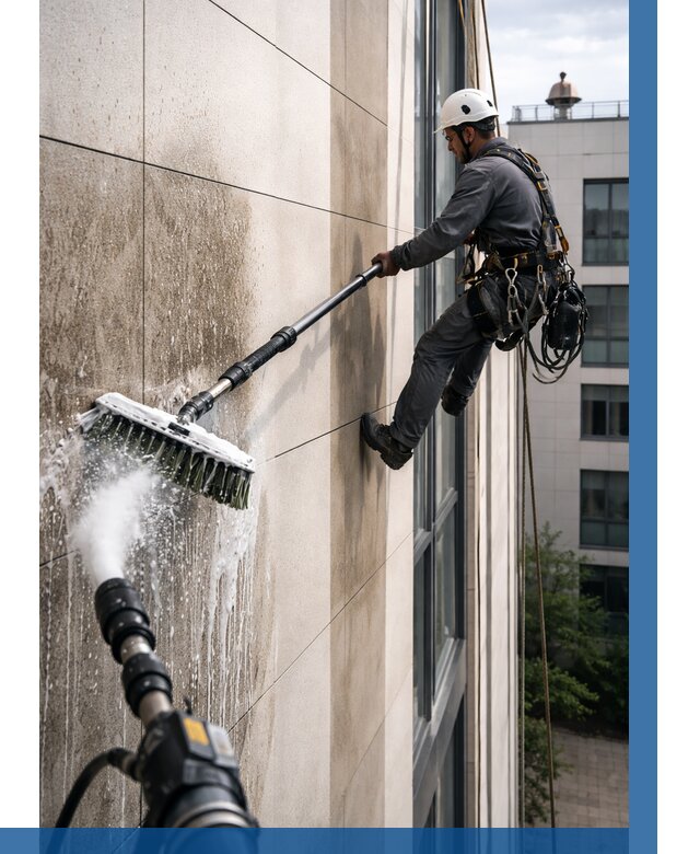 Мойка фасада из керамогранита в Сургуте от 307 р. | ВЫСОТНИК-Срг