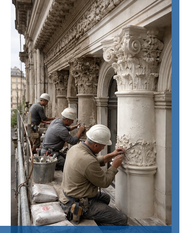 Реставрация фасадной лепнины в Сургуте от 2556 р. | ВЫСОТНИК-Срг