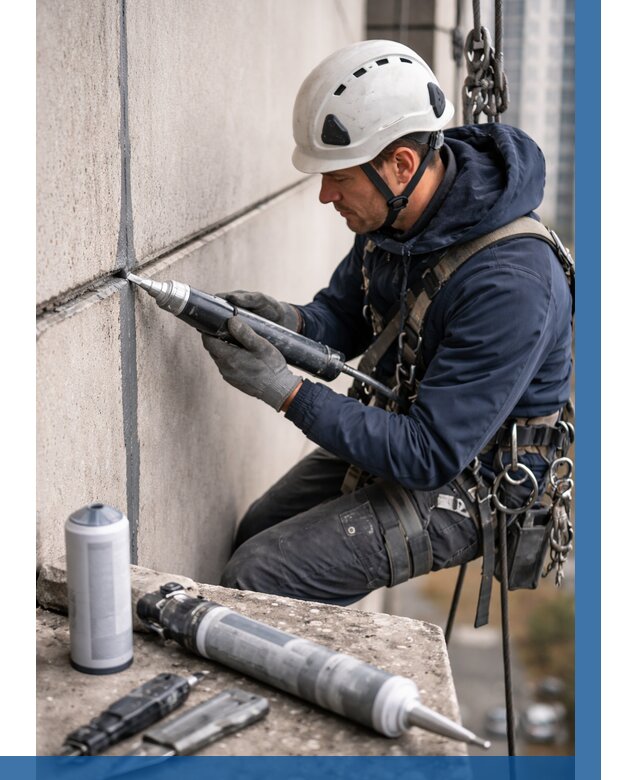 Вторичная герметизация швов в Сургуте от 460 р. | ВЫСОТНИК-Срг