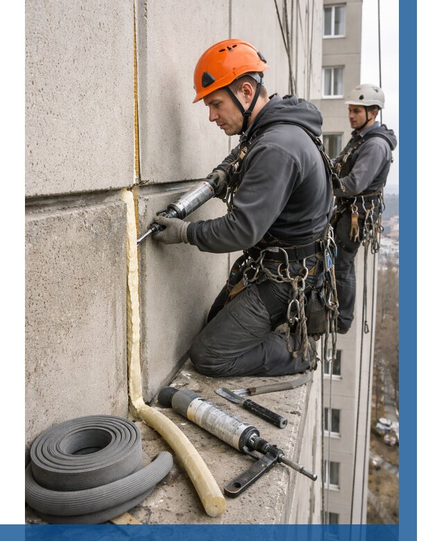 Теплый шов межпанельные швы в Сургуте от 716 р. | ВЫСОТНИК-Срг