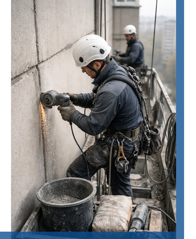 Штробление межпанельных швов в Сургуте от 1227 р. | ВЫСОТНИК-Срг