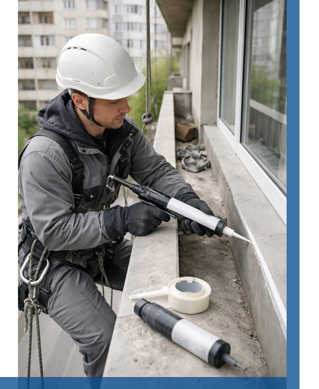 Герметизация швов лоджии в Сургуте от 4600 р. | ВЫСОТНИК-Срг