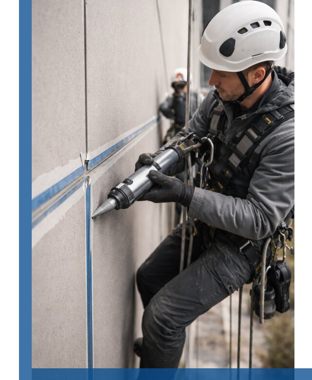 Герметизация стыков фасадных панелей в Сургуте качественно и быстро