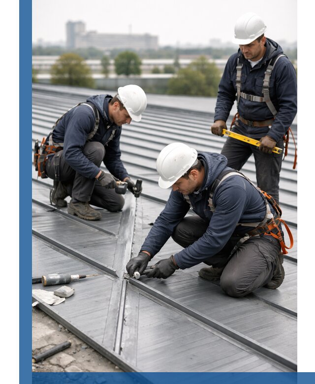 Ремонт фальцевой кровли в Сургуте срочно и качественно