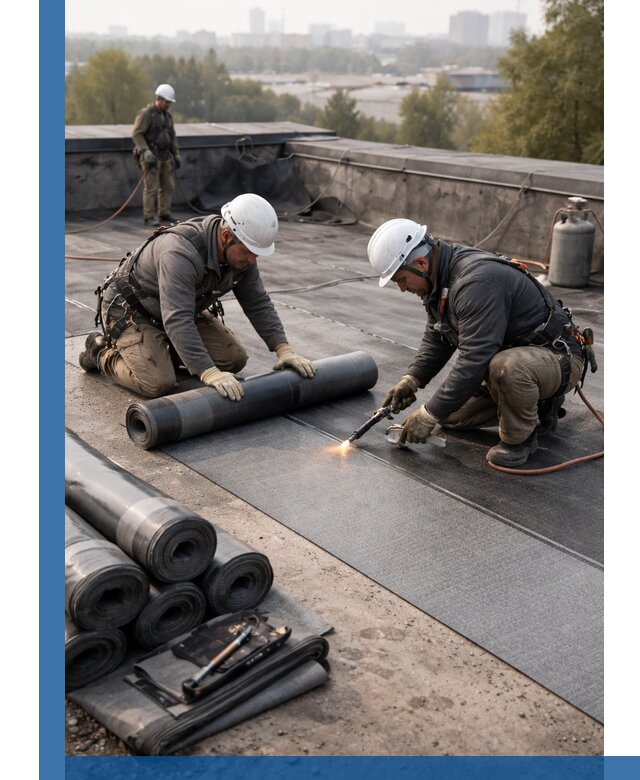 Монтаж мягкой кровли в Сургуте профессионально и надежно