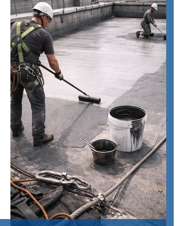 Гидроизоляция кровли жидкой резиной в Сургуте от 511 р. | ВЫСОТНИК-Срг