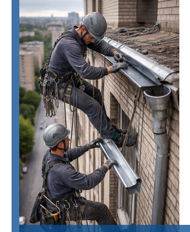 Ремонт водосточных желобов в Сургуте, быстро и качественно