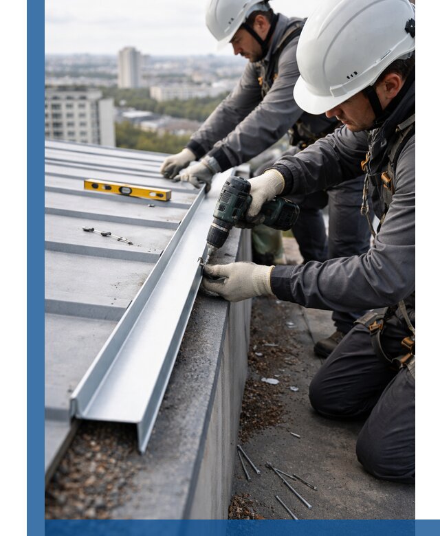 Монтаж капельника на кровле в Сургуте с гарантией качества