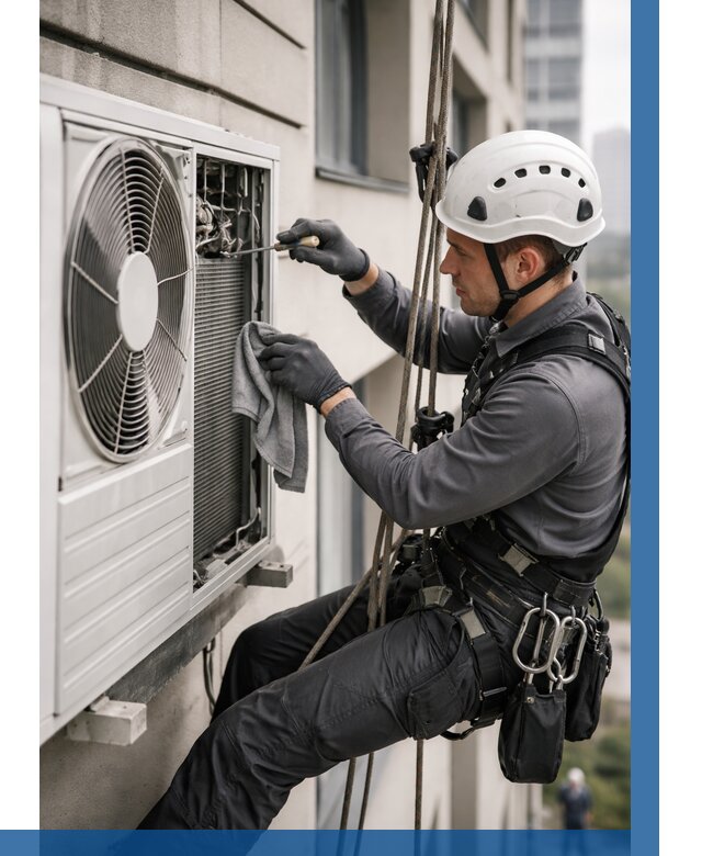 Обслуживание внешнего блока кондиционера в Сургуте от 2760 р.ВЫСОТНИК-Срг