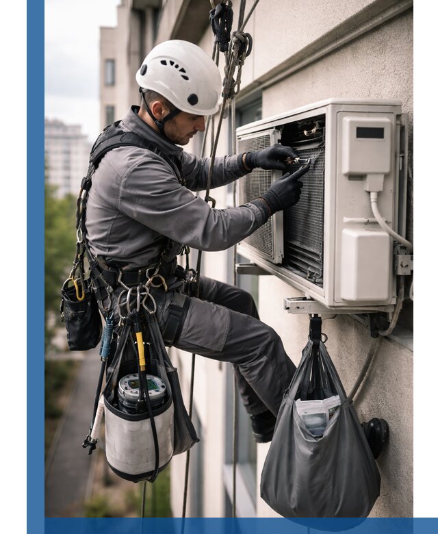 Обслуживание внешнего блока кондиционера в Сургуте профессионально