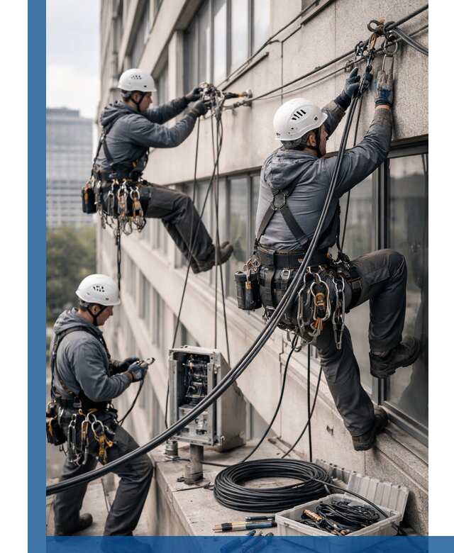 Прокладка оптоволоконного кабеля в Сургуте под ключ с тестированием