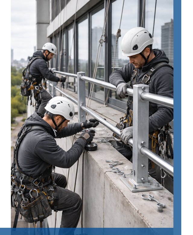 Монтаж ограждений на высоте в Сургуте, от 1227 р. | ВЫСОТНИК-Срг