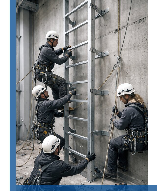 Монтаж металлических лестниц в Сургуте под ключ со гарантией