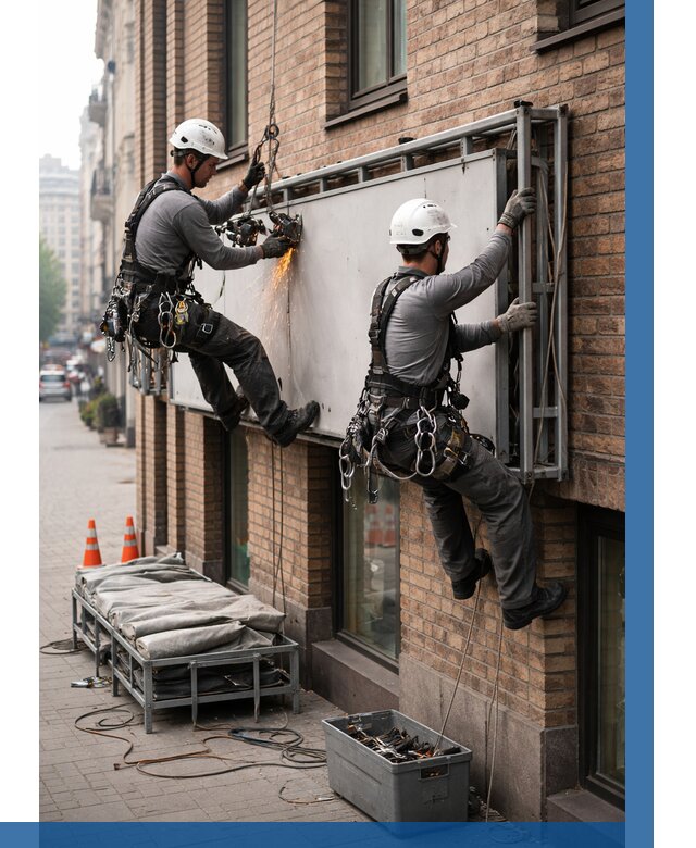 Демонтаж рекламной вывески в Сургуте от 6644 р. | ВЫСОТНИК-Срг