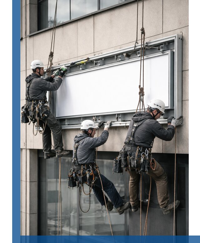 Профессиональный монтаж светового короба под ключ в Сургуте