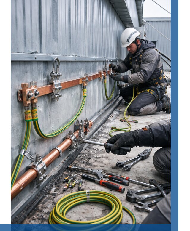 Монтаж заземления здания в Сургуте от 25555 р. | ВЫСОТНИК-Срг