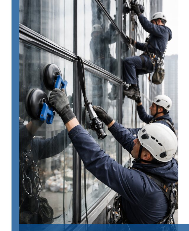 Радиусное остекление фасадов под ключ в Сургуте с гарантиями