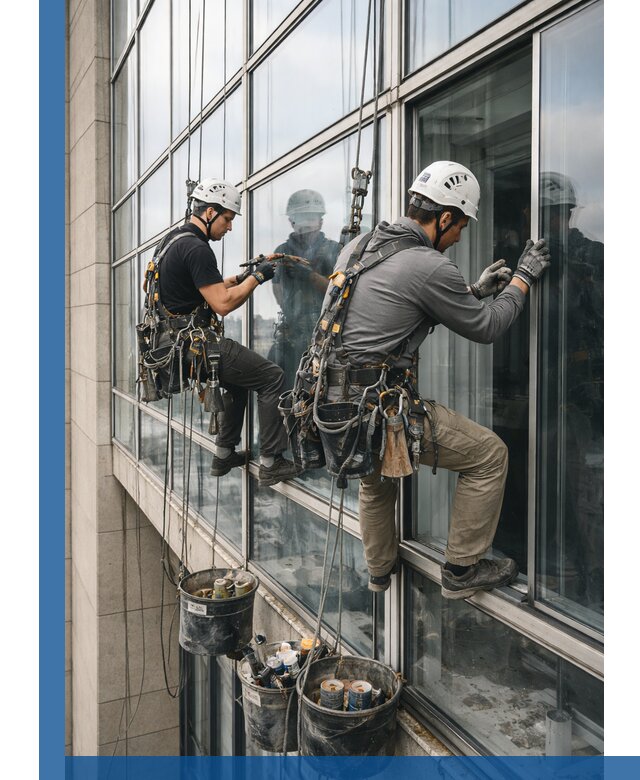 Ремонт витражных конструкций и фасадного остекления в Сургуте