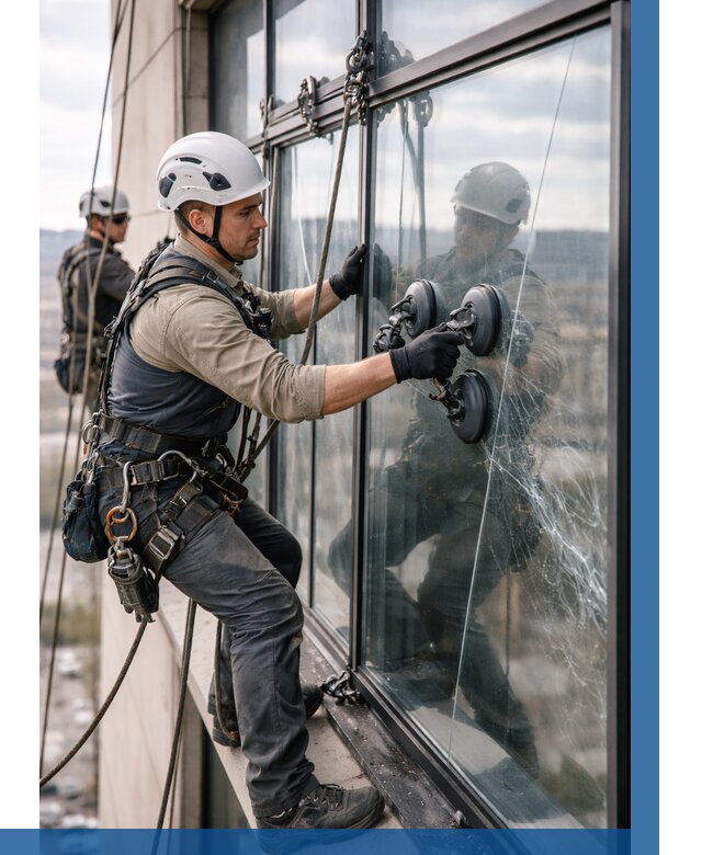 Замена стекла в витраже в Сургуте под ключ от 8689 р. | ВЫСОТНИК-Срг