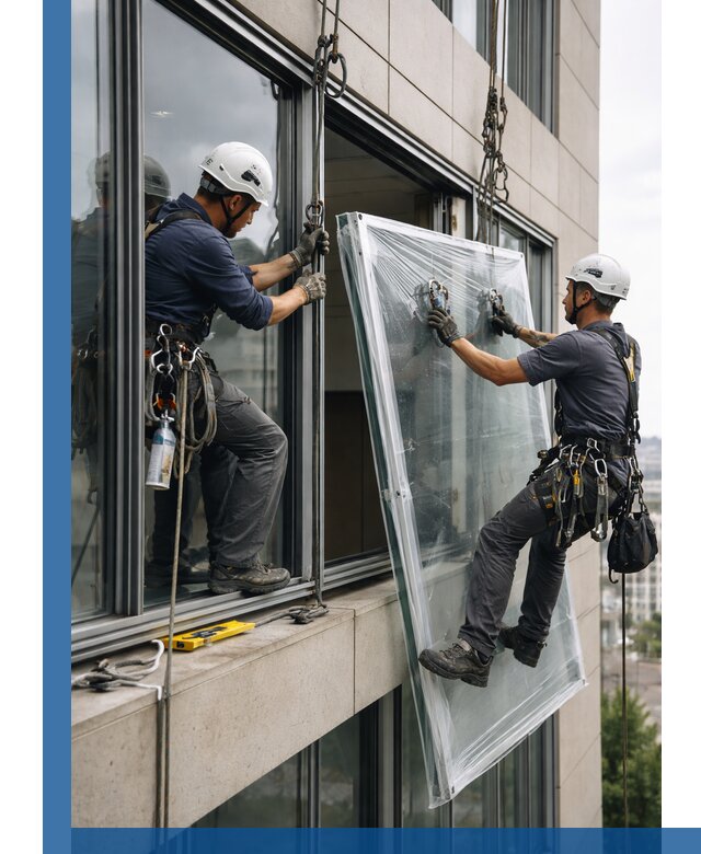 Профессиональная замена стекла в витраже в Сургуте с гарантией