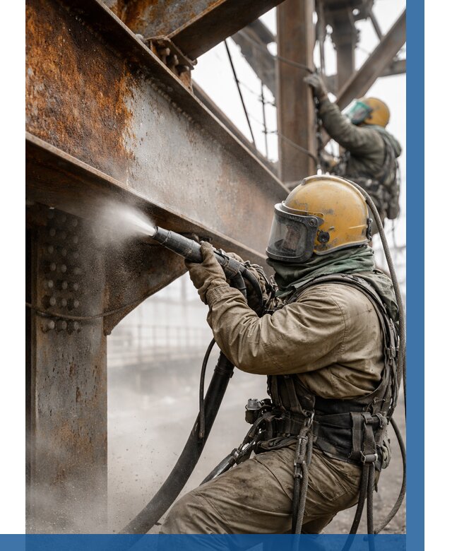 Пескоструйная очистка металлоконструкций в Сургуте по 613 р. ВЫСОТНИК-Срг