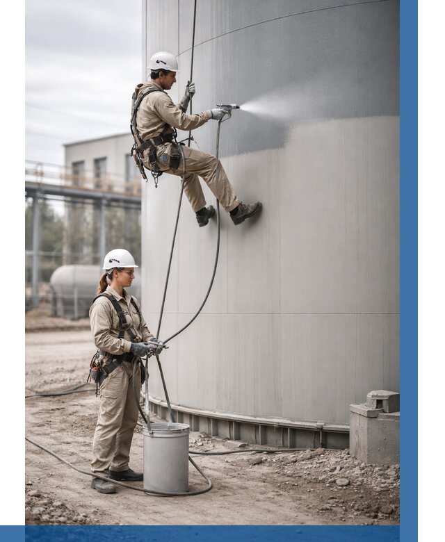 Покраска резервуаров в Сургуте от 1227 р. | ВЫСОТНИК-Срг — заказать