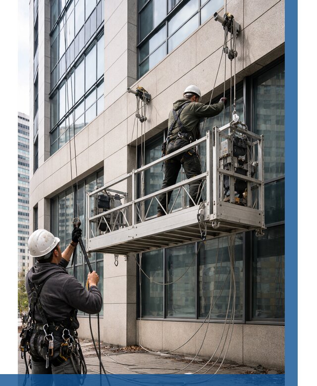 Монтаж и подъем фасадной люльки в Сургуте от 12266 р. | ВЫСОТНИК-Срг