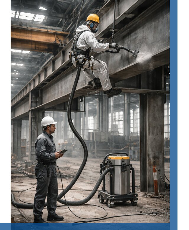 Обеспыливание конструкций в цехе в Сургуте от 4293 р. | ВЫСОТНИК-Срг