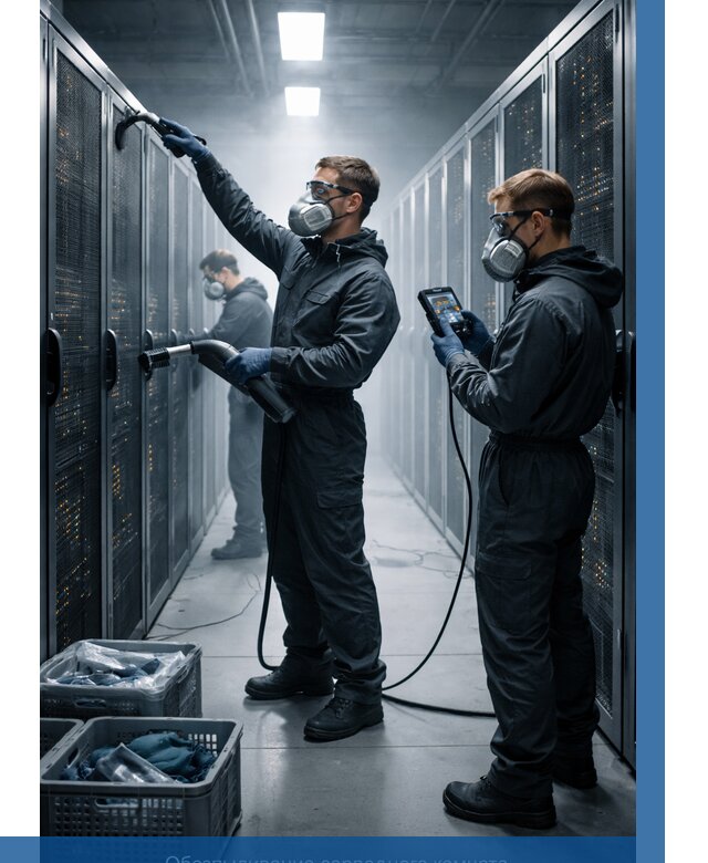 Обеспыливание серверной комнаты в Сургуте от 4600 р. | ВЫСОТНИК-Срг