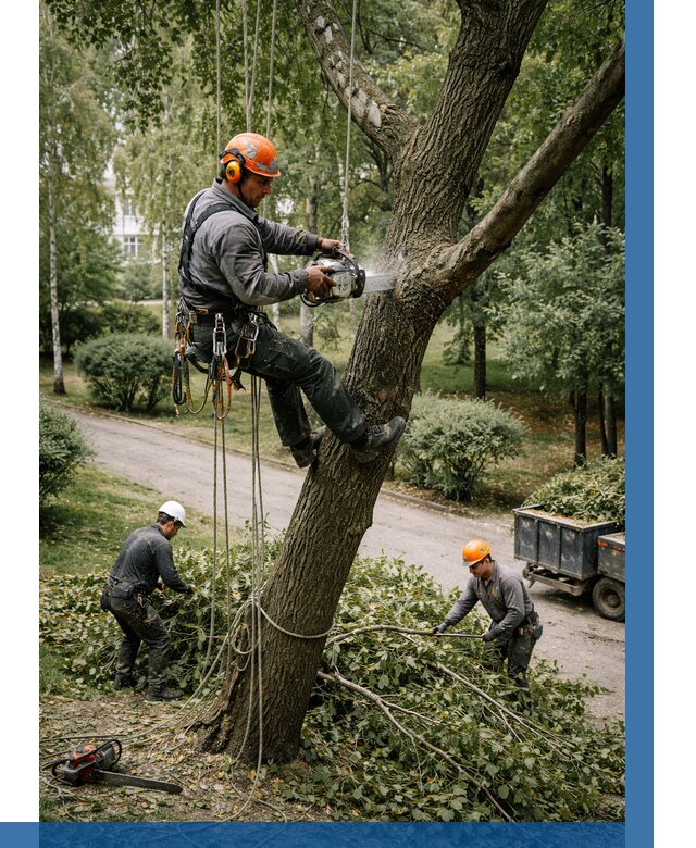 Кронирование деревьев в Сургуте от 6644 р. | ВЫСОТНИК-Срг