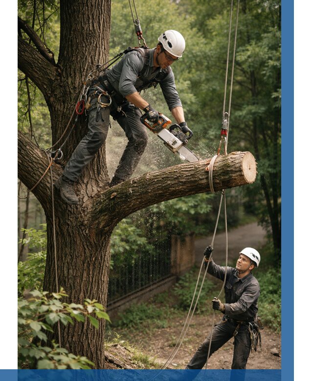 Спил деревьев альпинистами в Сургуте от 8178 р. | ВЫСОТНИК-Срг