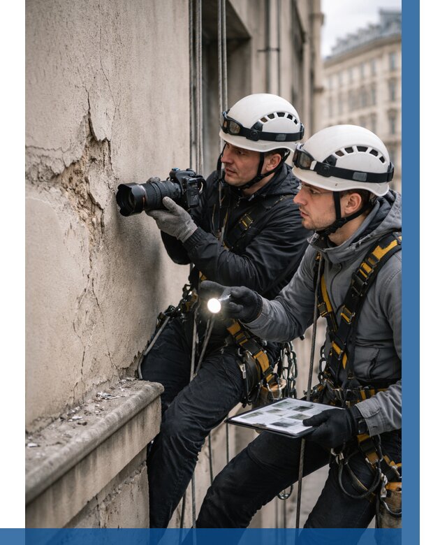 Фотофиксация дефектов фасада в Сургуте от 4600 р. | ВЫСОТНИК-Срг