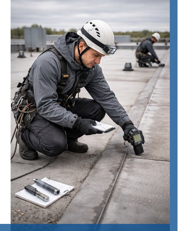 Обследование кровли на протечки в Сургуте от 4600 р. | ВЫСОТНИК-Срг