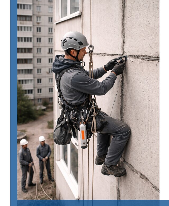Обследование межпанельных швов и герметизация в Сургуте