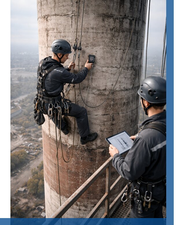 Обследование дымовой трубы в Сургуте от 8178 р. | ВЫСОТНИК-Срг
