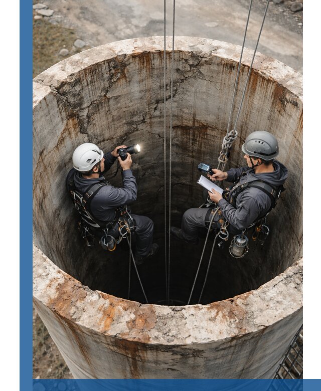 Обследование дымовой трубы: диагностика и оценка состояния в Сургуте