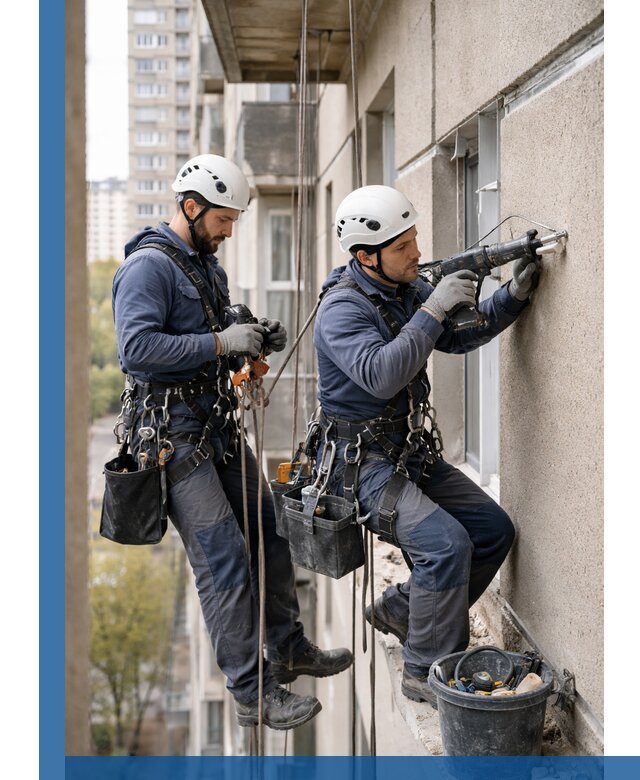 Промышленные альпинисты высотные работы и монтаж в Сургуте